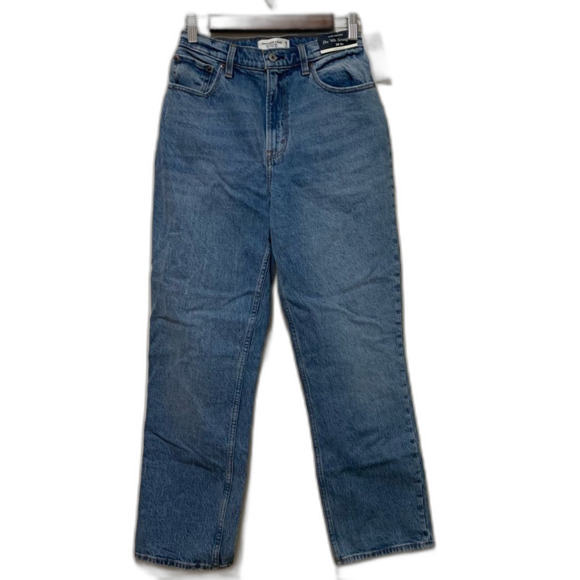Abercrombie & Fitch The 90s Straight Ultra High Rise Jeans size 28 short - Picture 1 of 7
